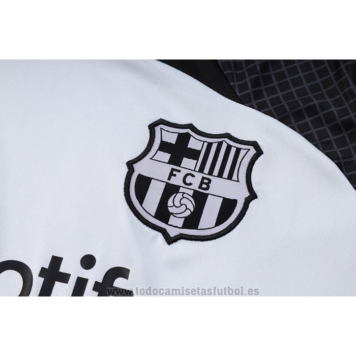 Chandal del Barcelona Manga Corta 2023-2024 Gris - Pantalon Corto
